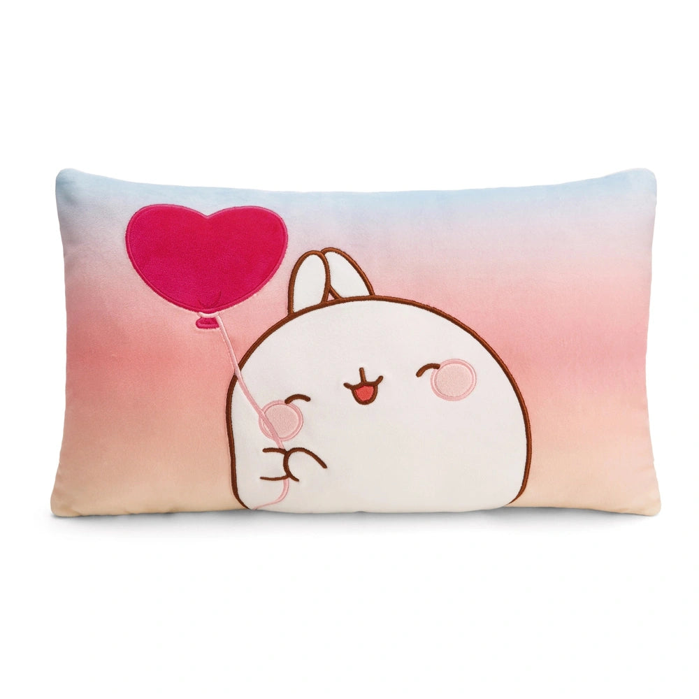 NICI - Coussin en forme de cœur Molang - Animaux en peluche