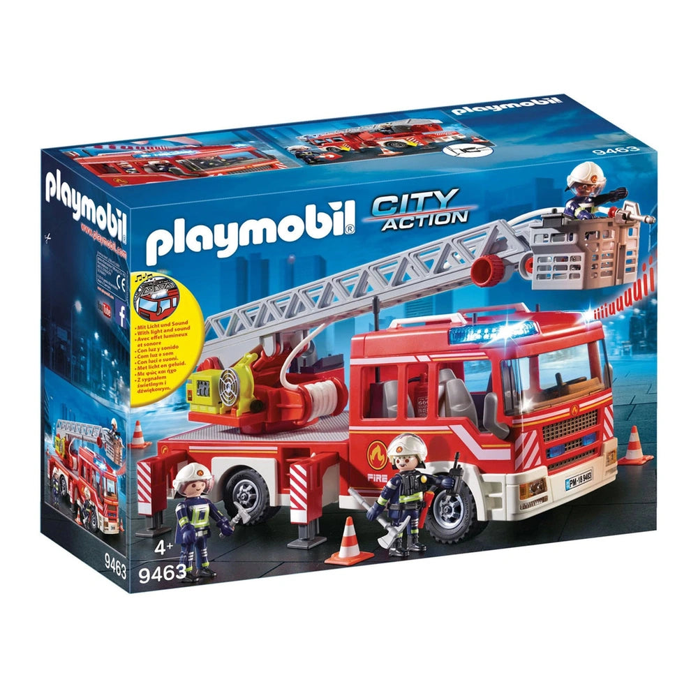 Playmobil City Action Fire Engine Ladder Truck - 9463
