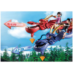 Playmobil Dragons The Nine Realms - Wu And Wei With Jun - 71080