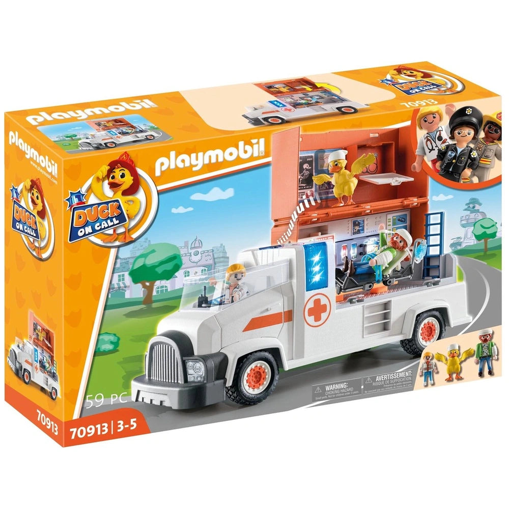 Playmobil Canard En Appel Ambulance - 70913