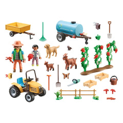 Playmobil Mon Tracteur de Vie avec Remorque et Réservoir d'Eau - 71442