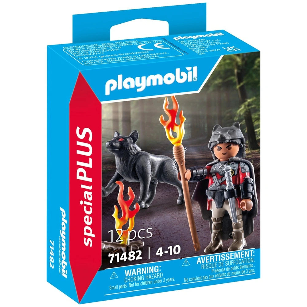 Playmobil Specials Warrior With Wolf - 71482