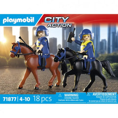 Playmobil - Toy Playsets - Police Horse Patrol - 4 Years - City Action