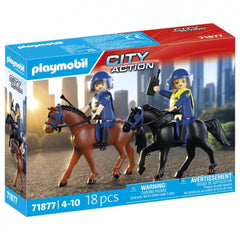 Playmobil - Toy Playsets - Police Horse Patrol - 4 Years - City Action