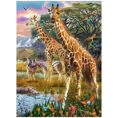 Ravensburger - Savane Colorée - 150 Pièces - Puzzles