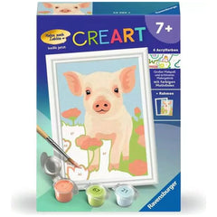 Ravensburger - CreArt Animaux Petit Cochon - Loisirs Créatifs