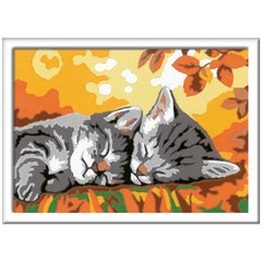 Ravensburger - Creart Autumn Kitties - Painting By Numbers - Arts & Crafts
