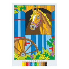 Ravensburger - CreArt - Livre de coloriage créatif - Chevaux - Arts et métiers