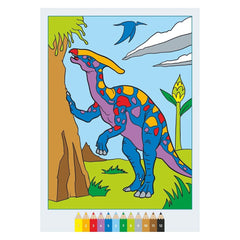 Ravensburger - CreArt - Livre de coloriage créatif - Dinosaures effrayants - Arts et loisirs créatifs