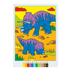 Ravensburger - CreArt - Livre de coloriage créatif - Dinosaures effrayants - Arts et loisirs créatifs