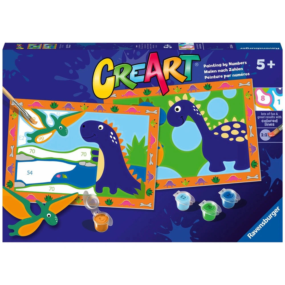 Ravensburger - Creart Pays des Dinosaures - Peinture par Numéros - Arts et Métiers