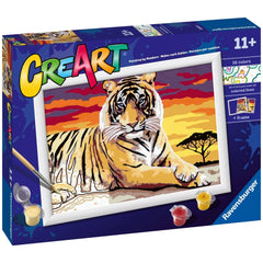 Ravensburger - Creart Tigre Majestueux - Peinture par Numéros - Arts et Loisirs