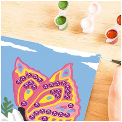 Ravensburger - Creart Papillons Étincelants - Peinture Par Numéros - Arts et Loisirs