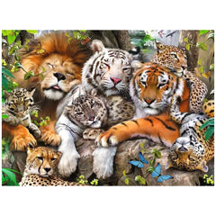 Ravensburger - Cuddling Big Cats - 200 Pieces - Puzzles