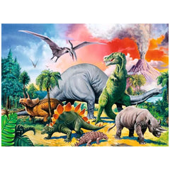 Ravensburger - Dinosaures - Parmi les Dinosaures - 100 Pièces - Puzzles