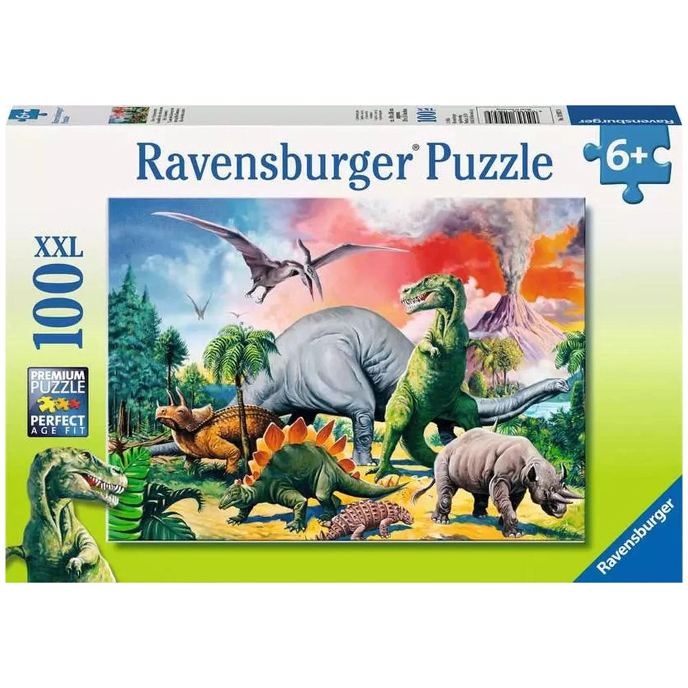 Ravensburger - Dinosaures - Parmi les Dinosaures - 100 Pièces - Puzzles