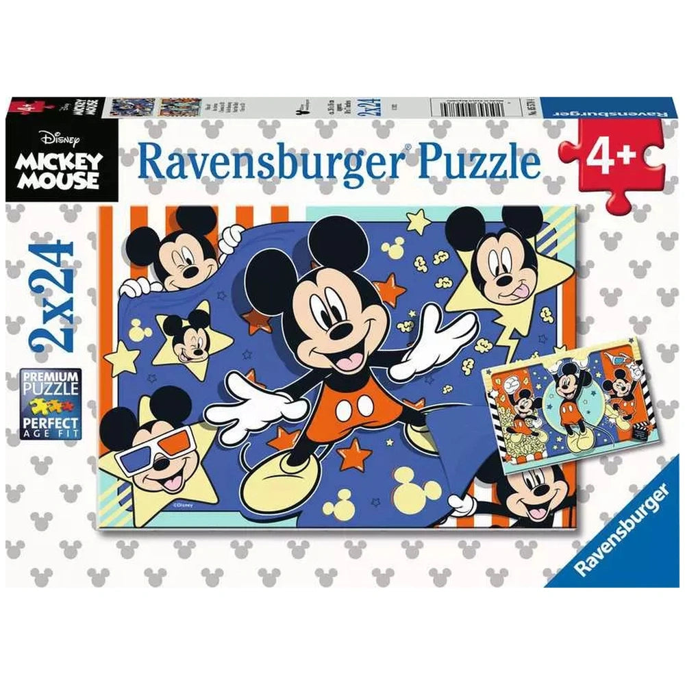 Ravensburger - Disney Mickey Mouse - 2x24 Pièces - Puzzles