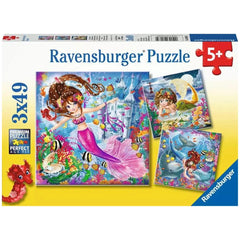 Ravensburger - Sirènes Envoûtantes - 3x49 Pièces - Puzzles
