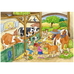 Ravensburger - Vie de Campagne Heureuse - 2x24 Pièces - Puzzles