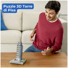 Ravensburger - Puzzle 3D Iconics Tour de Pise Édition LED 231 pièces - Puzzles