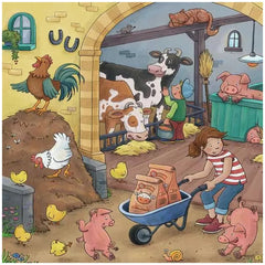 Ravensburger - Beaucoup de choses à faire à la ferme - 3x49 pièces - Puzzles