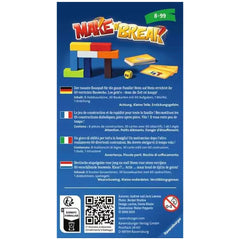 Ravensburger - Make N Break - Board Game - Multi-Language Instructions