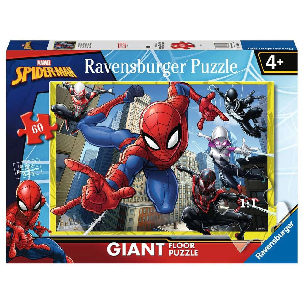 Ravensburger - Spider-Man - 60 Pièces - Puzzle de Sol Géant