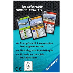 Ravensburger - Super Trump Ultra Jets - Jeu de société - Édition allemande