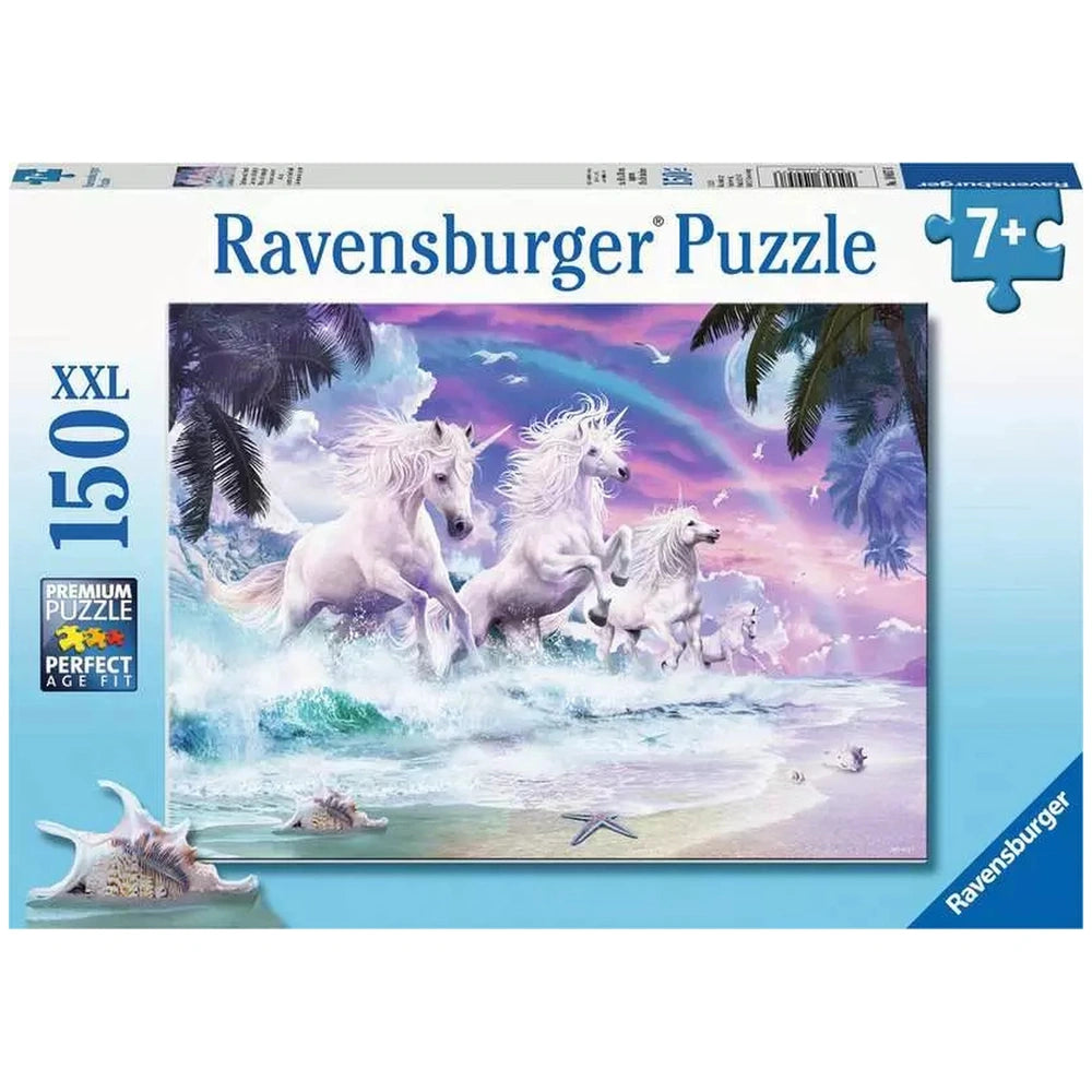 Ravensburger - Licornes sur la plage - 150 pièces - Puzzles