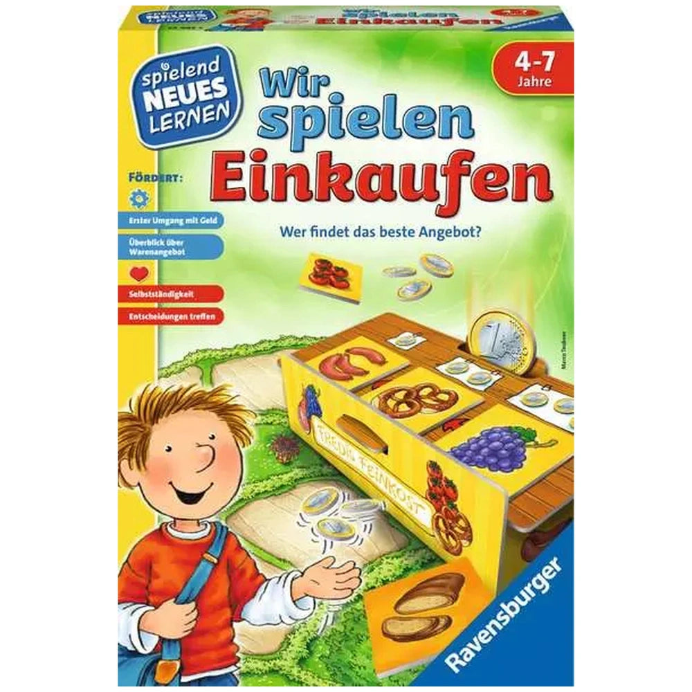 Ravensburger - Nous Jouons à Faire des Courses - Jeu de Société - Édition Allemande