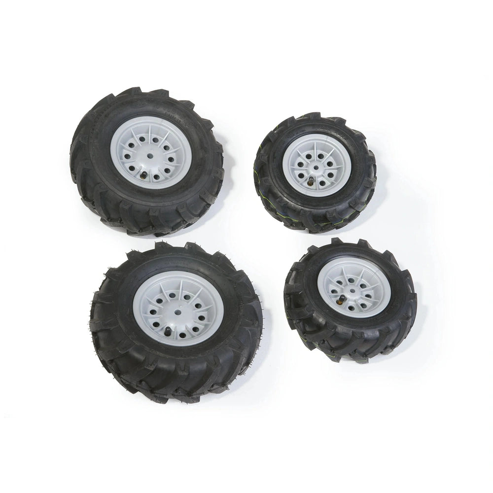 Rolly Toys - Rollytrac Air Tyres 2X325X110 And 2X260X95 For Rollyjunior And Rollyfarmtrac - Riding Toys