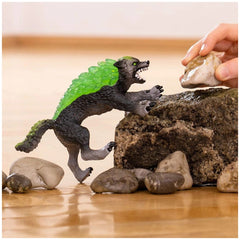 Schleich - Créatures Eldrador - Loup de Granite - Figurines d'Action et de Jouets - 70153