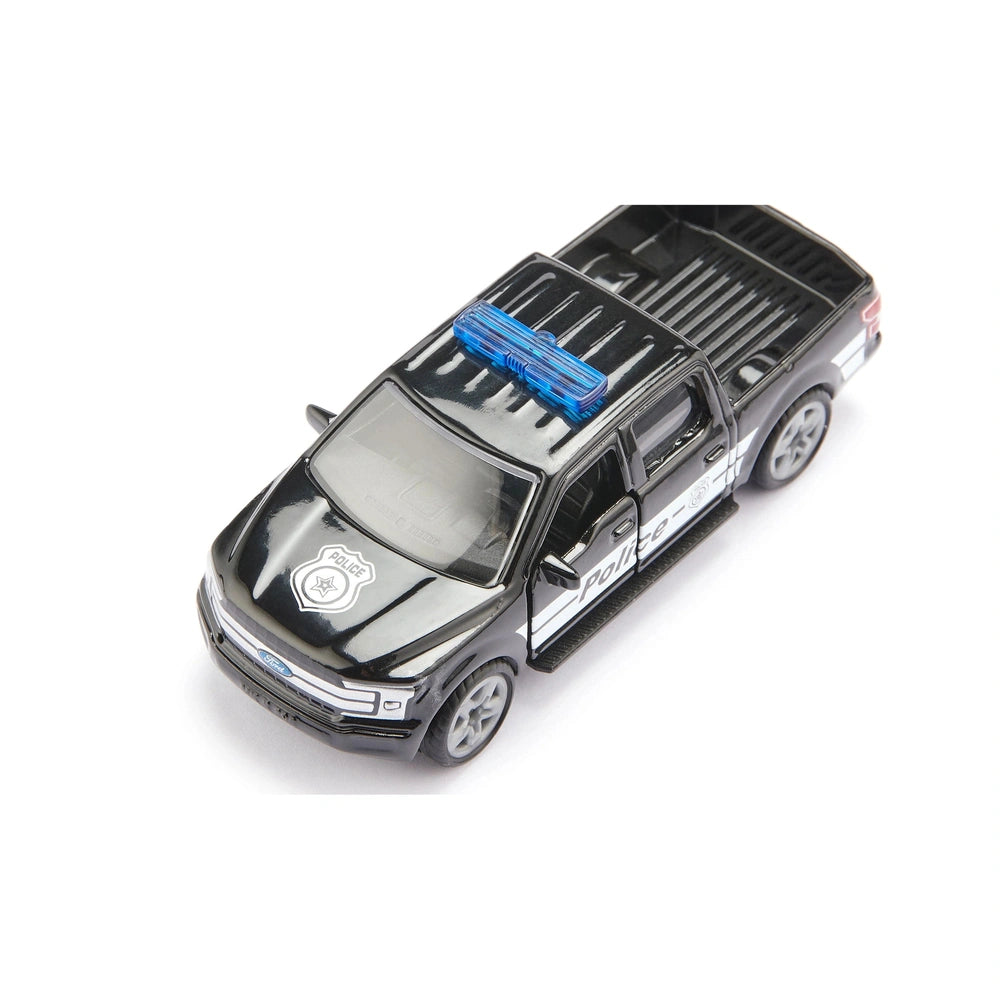 SIKU 2568, Ford F150 US-Police avec Bateau à Moteur, 1:55, Métal/Plastique, Rouge/Blanc, Pneus en Caoutchouc, Bateau Jouet Flottant SIKU 2568, Ford F150 US-Police avec Bateau à Moteur, 1:55, Métal/Plastique, Rouge/Blanc, Pneus en Caoutchouc, Bateau Jouet Flottant