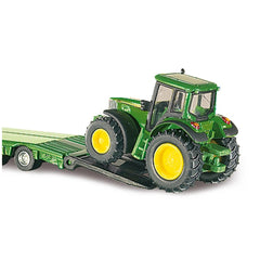 Siku - Remorque à plateau avec des tracteurs John Deere - Véhicules de jeu