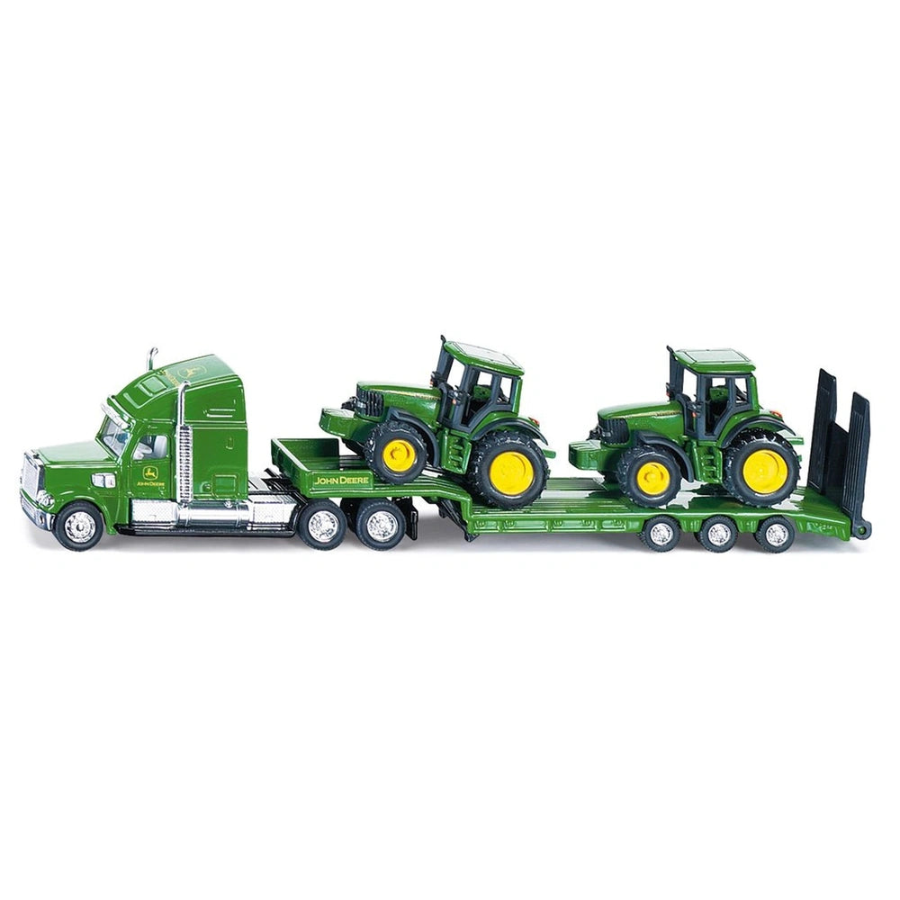 Siku - Remorque à plateau avec des tracteurs John Deere - Véhicules de jeu