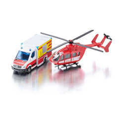 Siku - Mercedes-Benz ambulance and helicopter - Play Vehicles