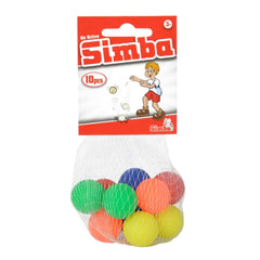 Simba Bouncing Balls Be Active Set packaging showcases colorful sports balls and a child playing, promoting outdoor activity.