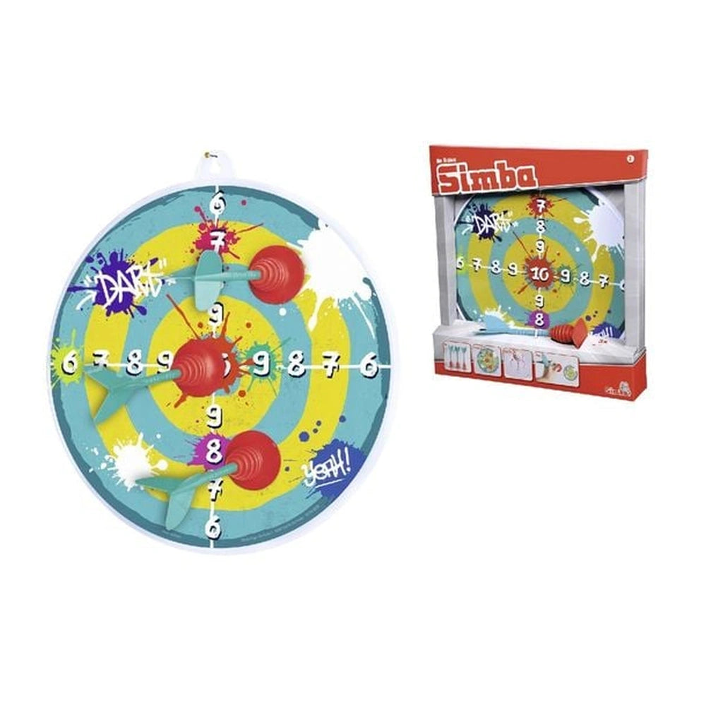 Simba - Jeu de fléchettes avec 3 fléchettes à ventouse - Jouets de sport