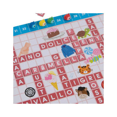 Spin Master - Mon Premier Scarabeo Nouvelle Édition Jeu de Société - Italien et Anglais