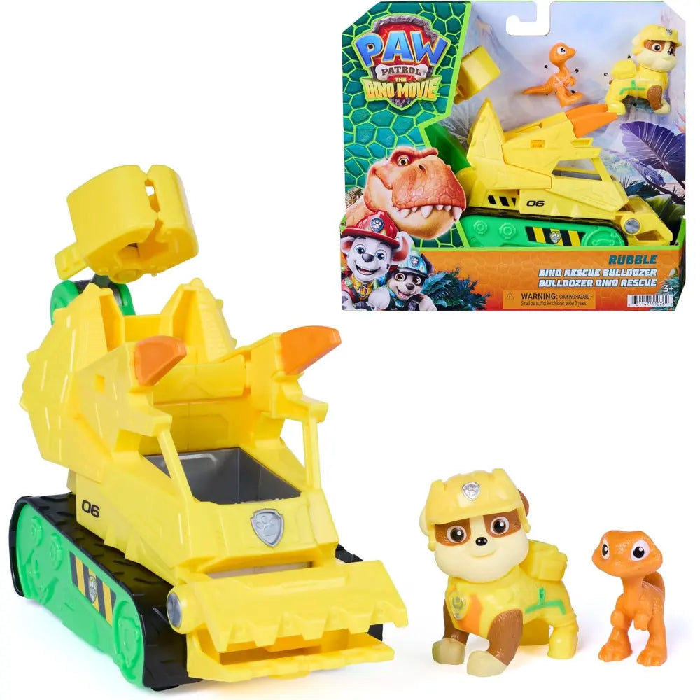 PAW Patrol Dino Movie – Rubble et bulldozer