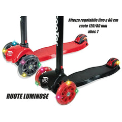 Teorema - Trottinette 3 Roues Teo Sport - Équipement de Jeu Extérieur