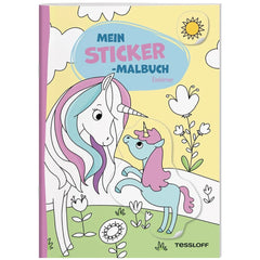 TESSLOFF - My-Sticker-Coloring-Book-Unicorns - Arts & Crafts - German Edition