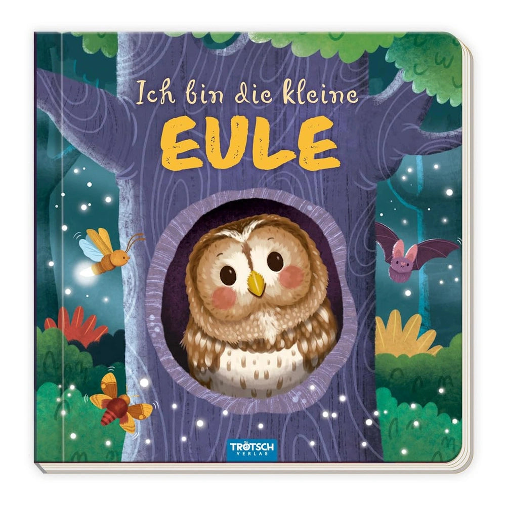 TRÖTSCH - Livre en carton avec des rimes Je suis la petite chouette - Livres